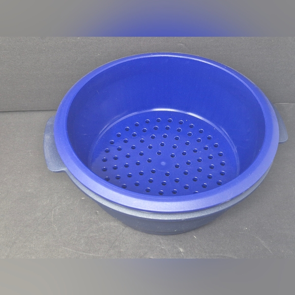 Tupperware Cobalt Blue Smart Multi Cooker Microwave Steamer - Picture 8 of 13